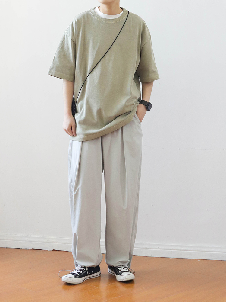 ワイドパンツ メンズ 裾絞りワイドカーゴパンツ ユニセックス