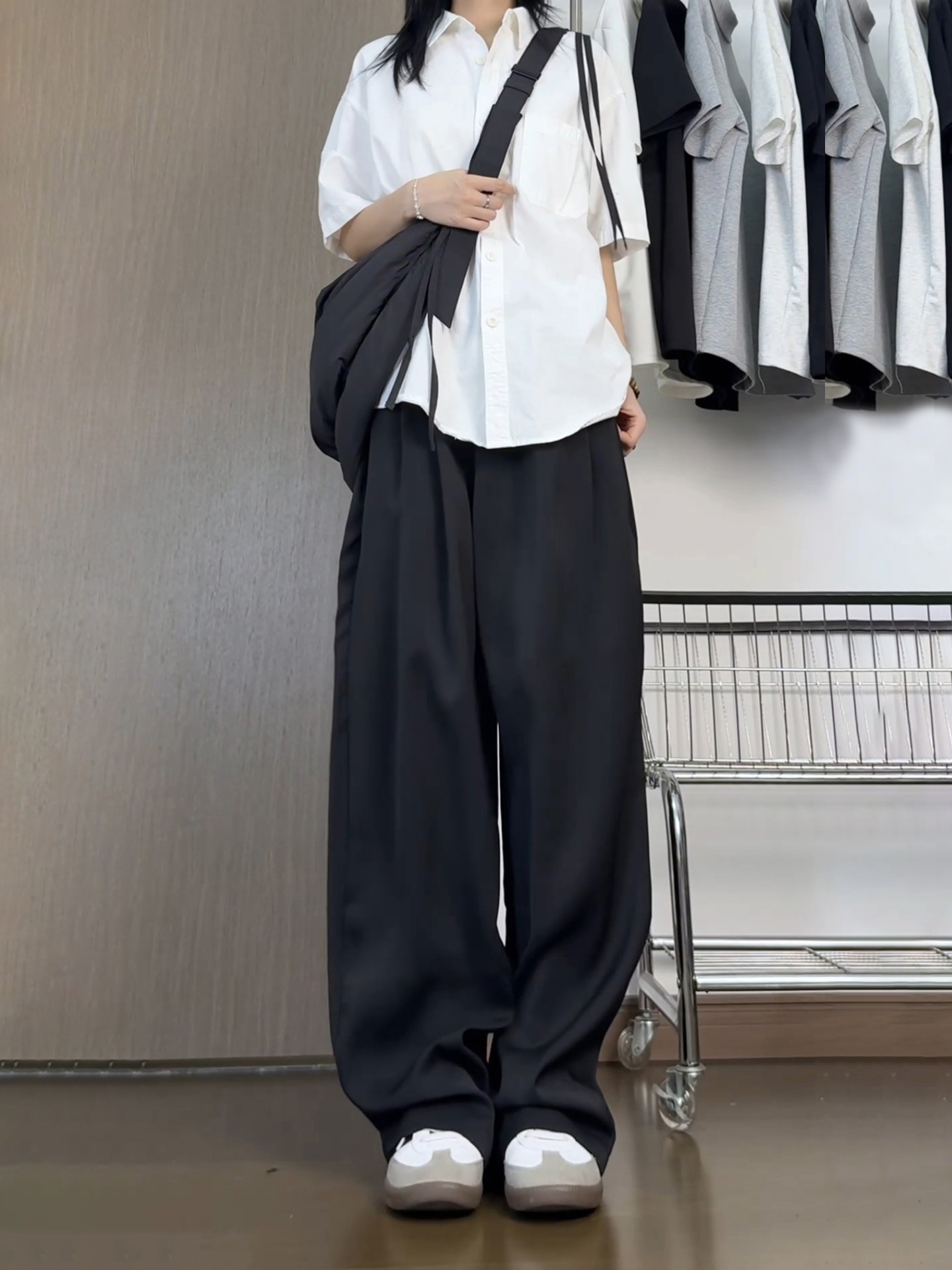 ワイドパンツ メンズ シルエット美しい極上ワイドパンツ