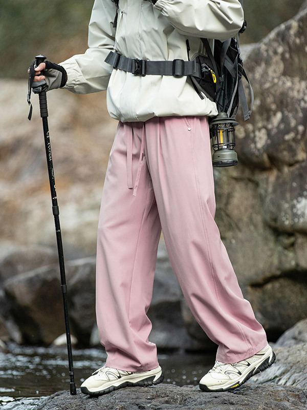 ワイドパンツ メンズ アウトドア風ストレートワイドカーゴパンツ