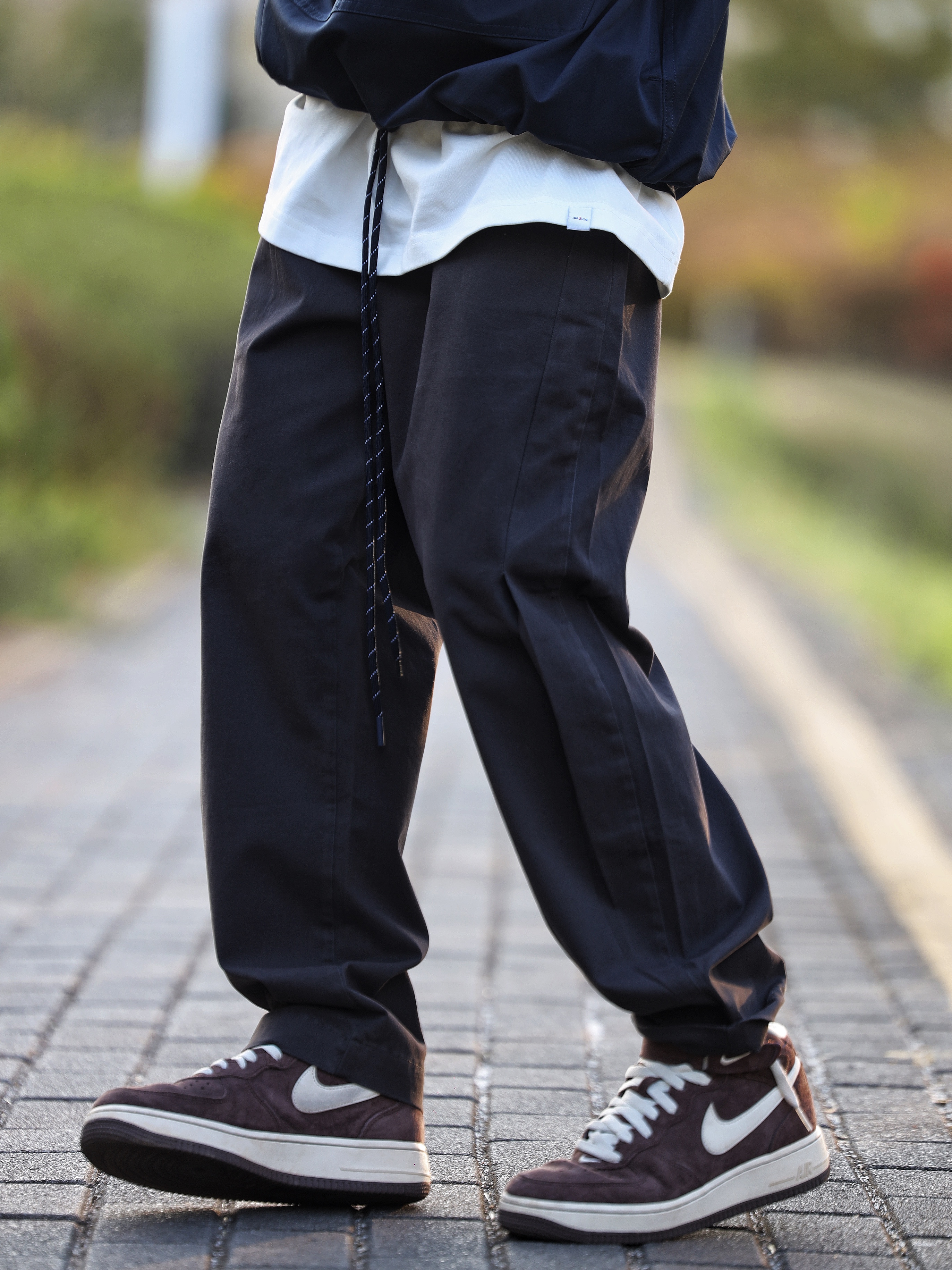 ワイドパンツ メンズ 立体シルエットワイドカーゴパンツ