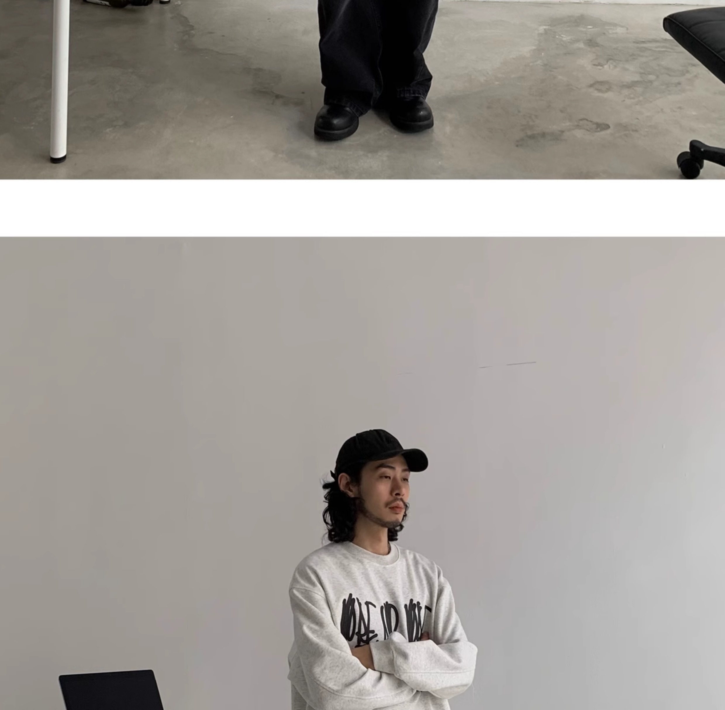 ワイドパンツ メンズ アメリカンヴィンテージ加工ワイドジーンズ