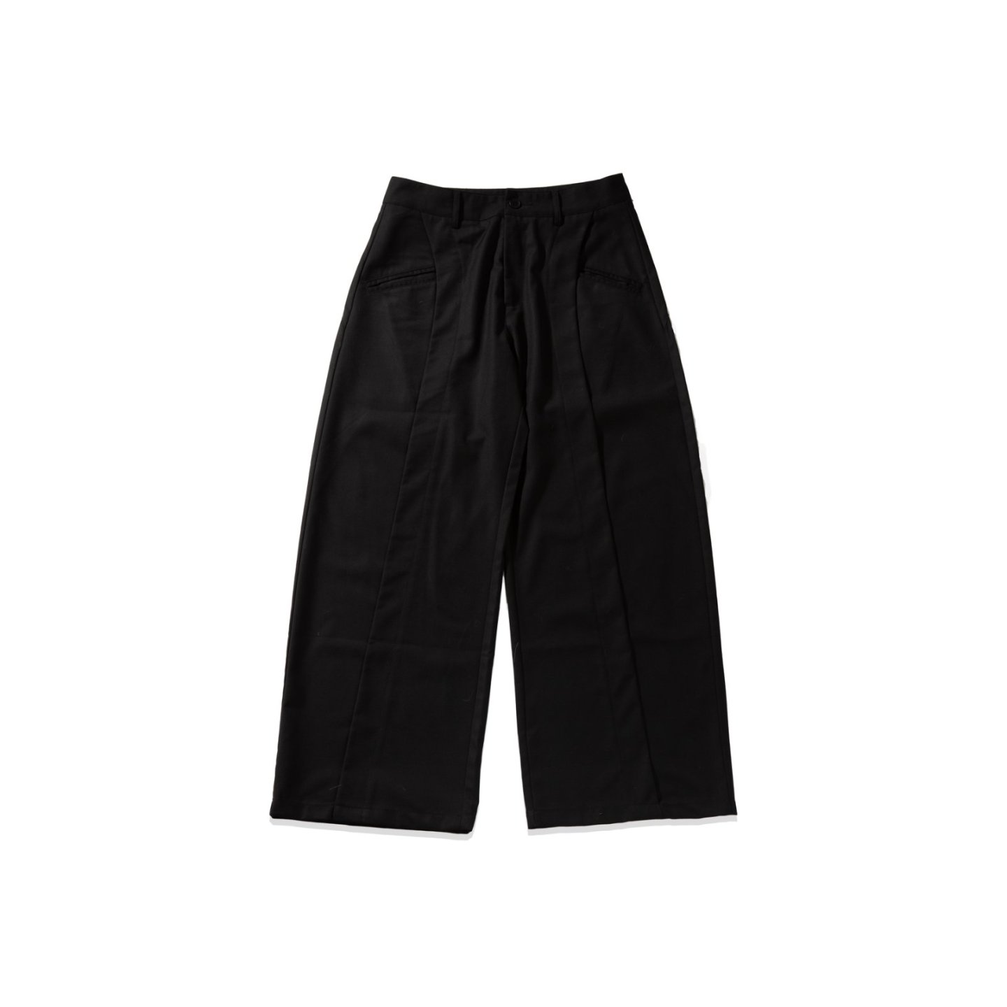 ワイドパンツ メンズ 立体裁断レトロ風ワイドスラックス