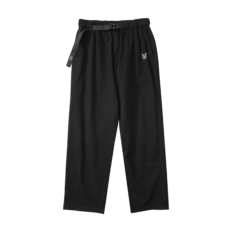 ワイドパンツ メンズ リボン調節ストリート系ワイドパンツ