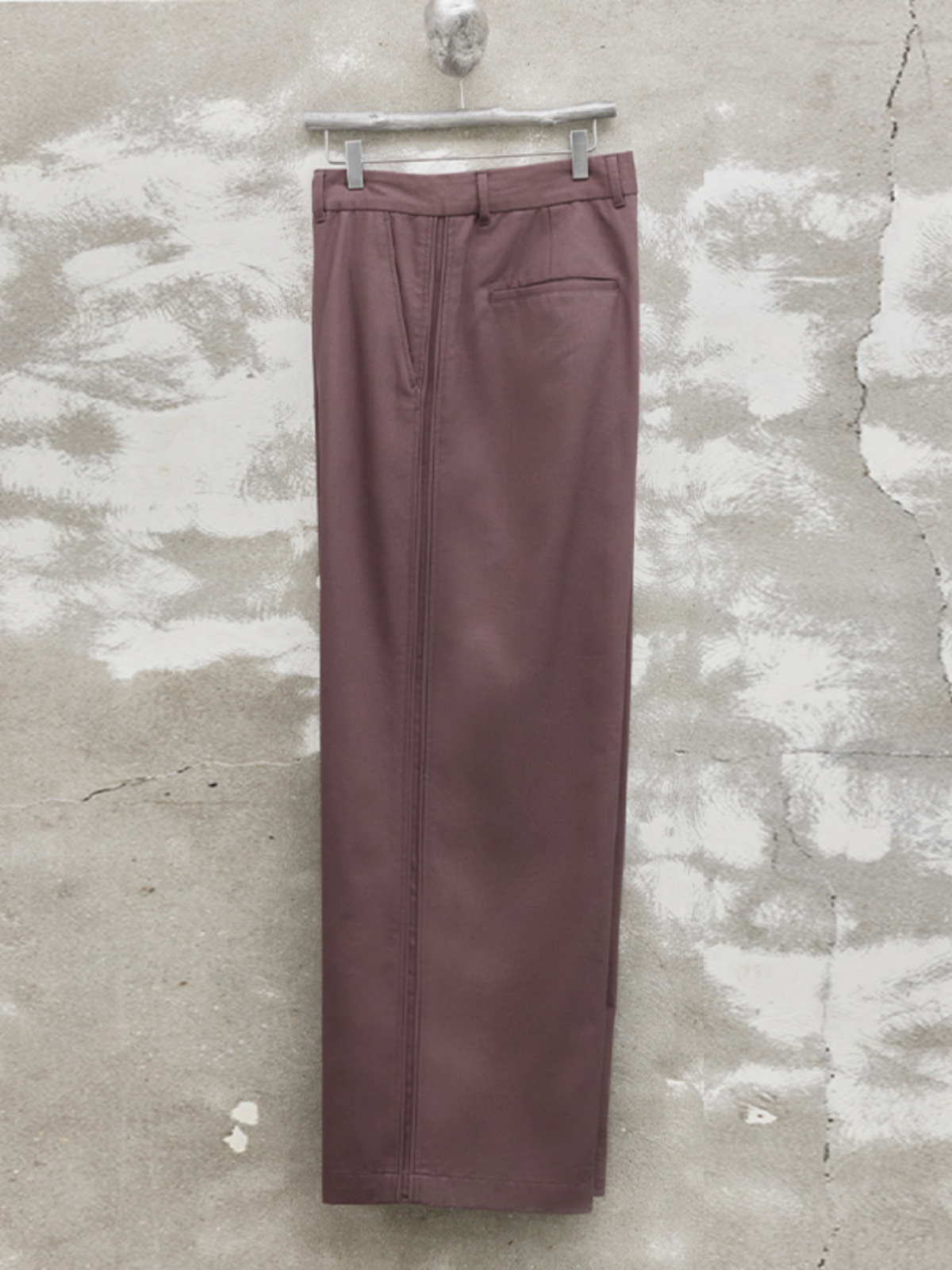 ワイドパンツ メンズ 高身長向け細身ストレートワイドパンツ