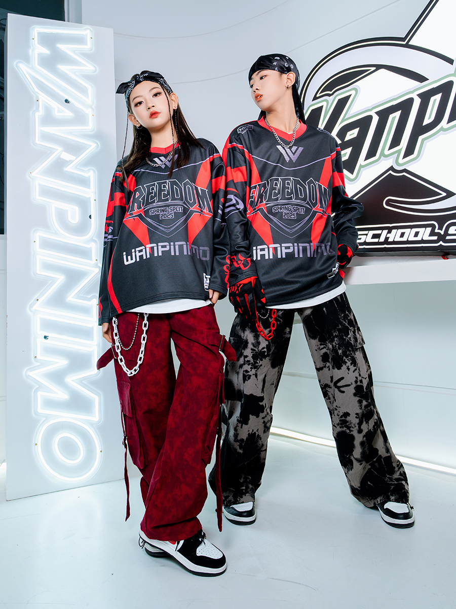 ワイドパンツ メンズ ストリート系ダンス衣装カーゴパンツセット