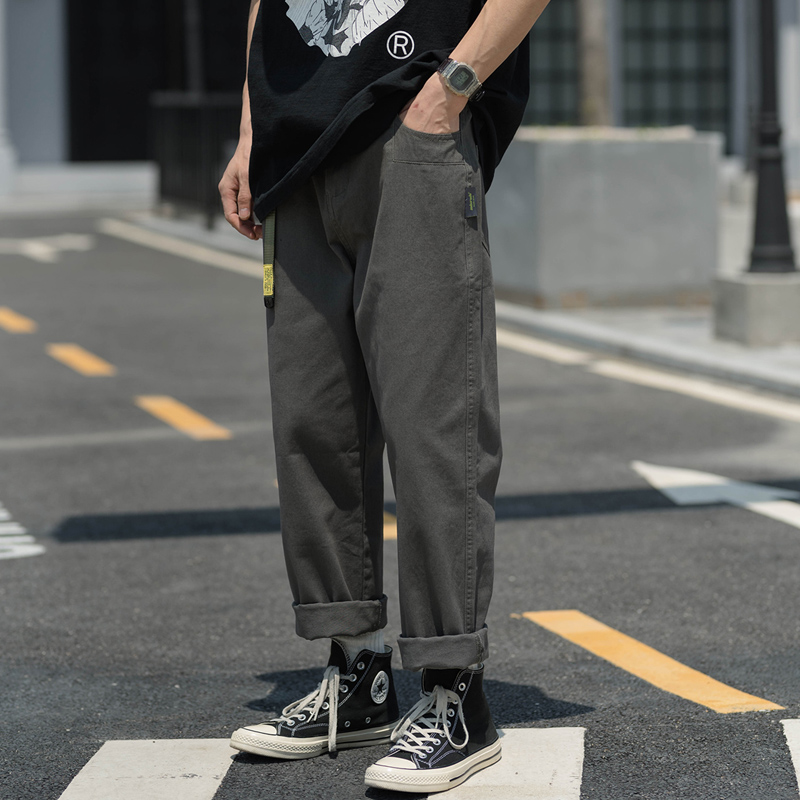 ワイドパンツ メンズ ストリート系ワイドカーゴパンツ