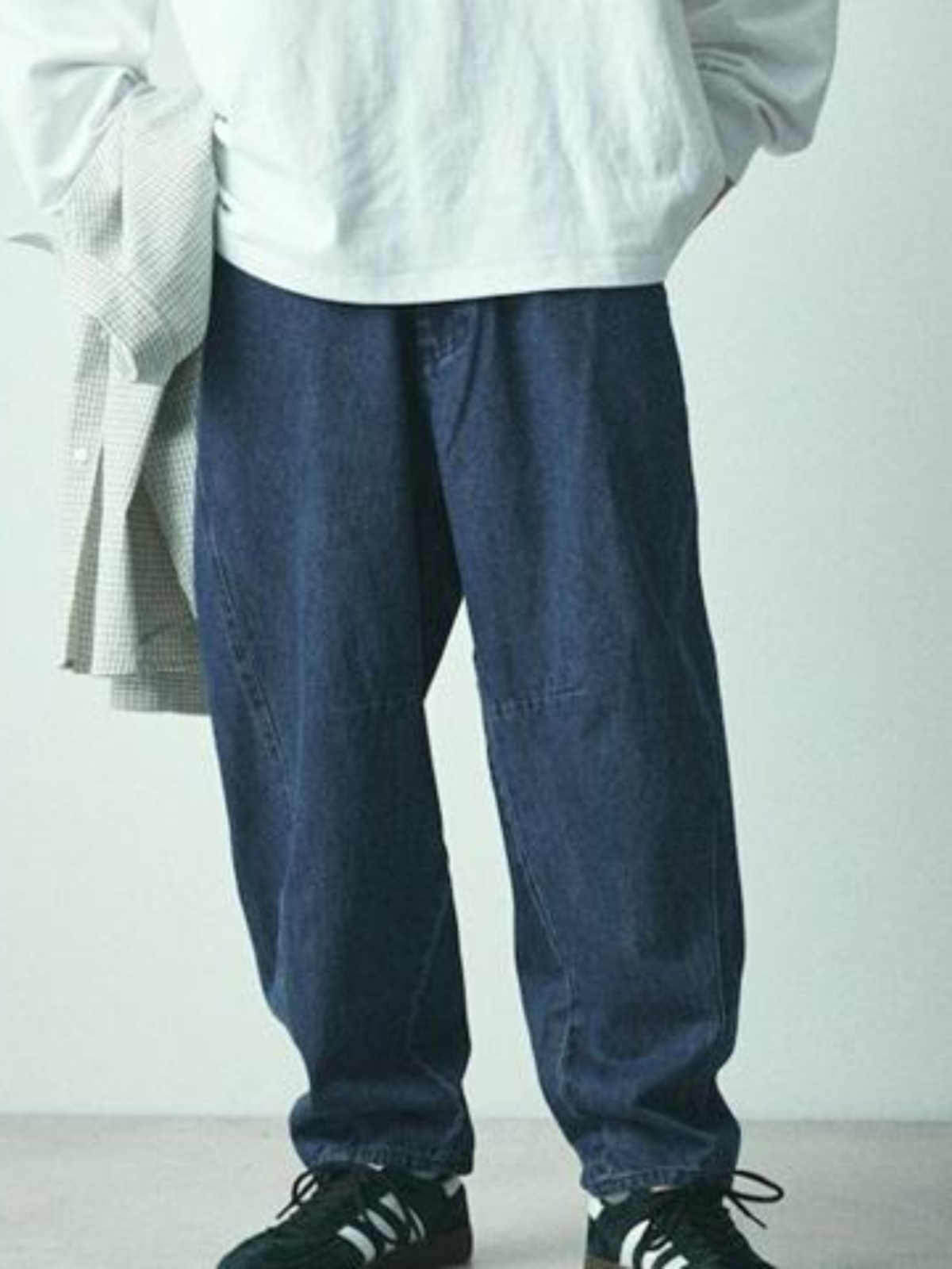 ワイドパンツ メンズ 立体裁断 バルーンシルエット ワイドパンツ