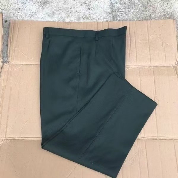 ワイドパンツ メンズ クラシック厚手ウールワイドパンツ