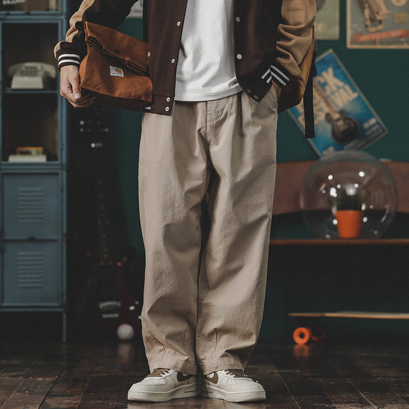 メンズワイドパンツ ゆったり着こなす大人の余裕スラックス
