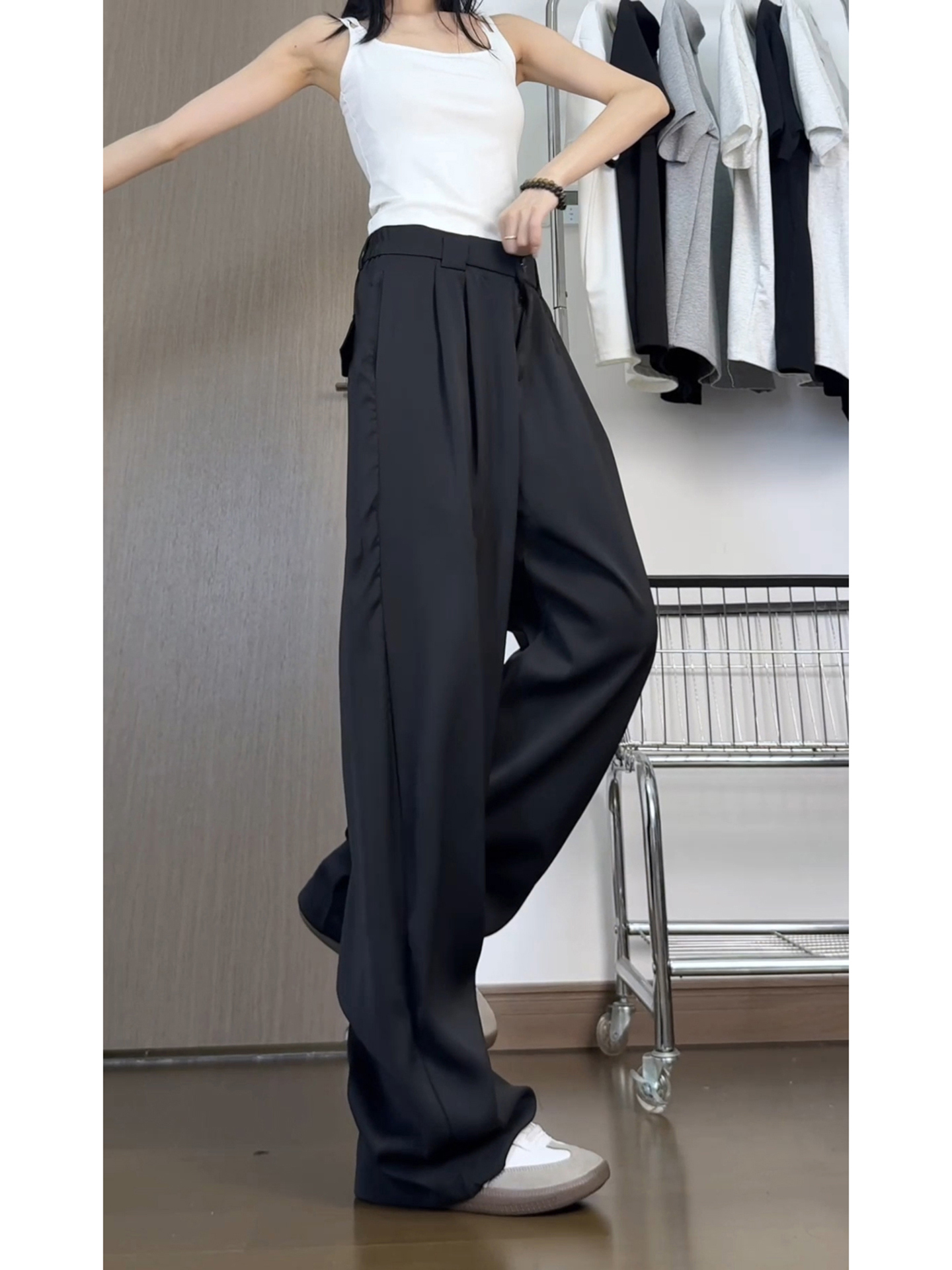 ワイドパンツ メンズ シルエット美しい極上ワイドパンツ