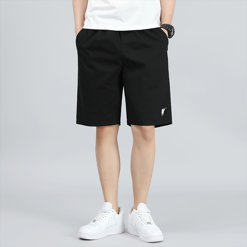 ワイドパンツ メンズ 純綿ワイドカーゴハーフパンツ