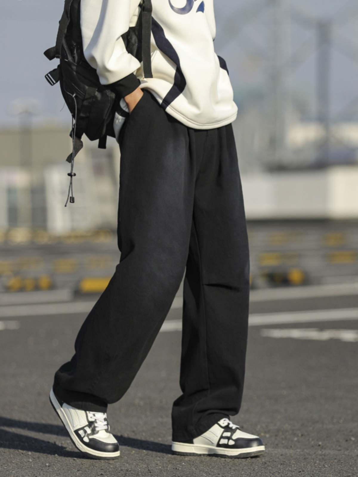 ワイドパンツ メンズ ゆったりシルエット ワイドカーゴパンツ