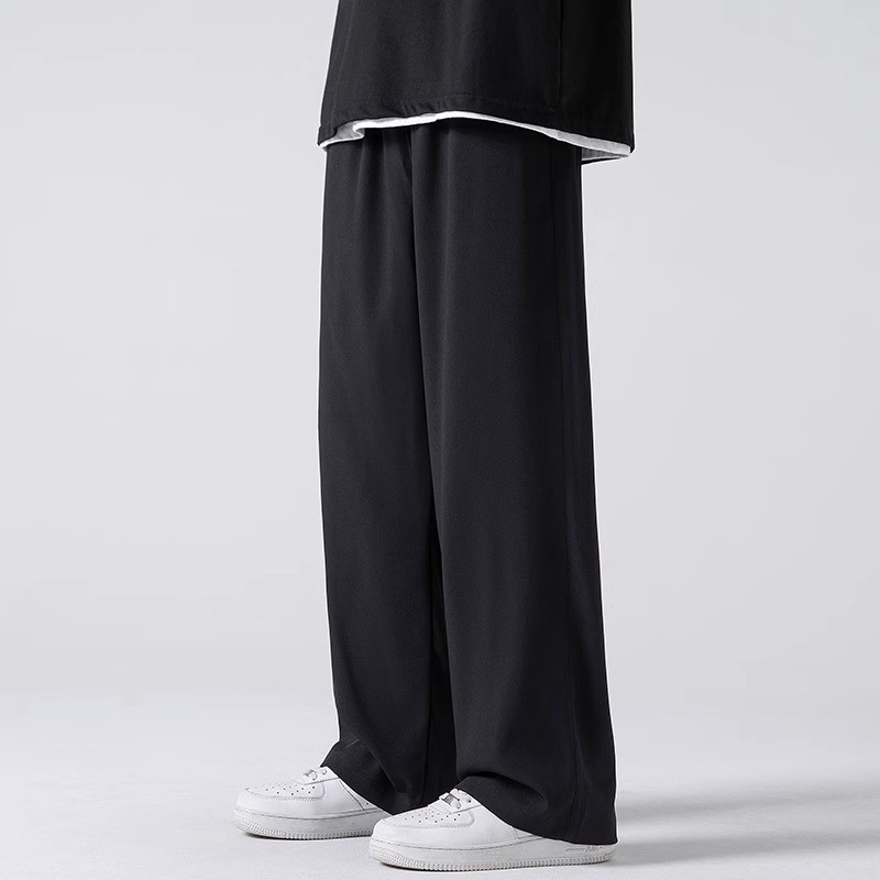 ワイドパンツ メンズ ドレープ感抜群 ワイドシルエットスラックス