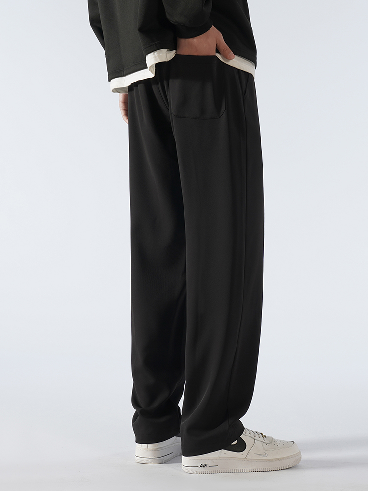 ワイドパンツ メンズ ロング丈ドレープワイドパンツ