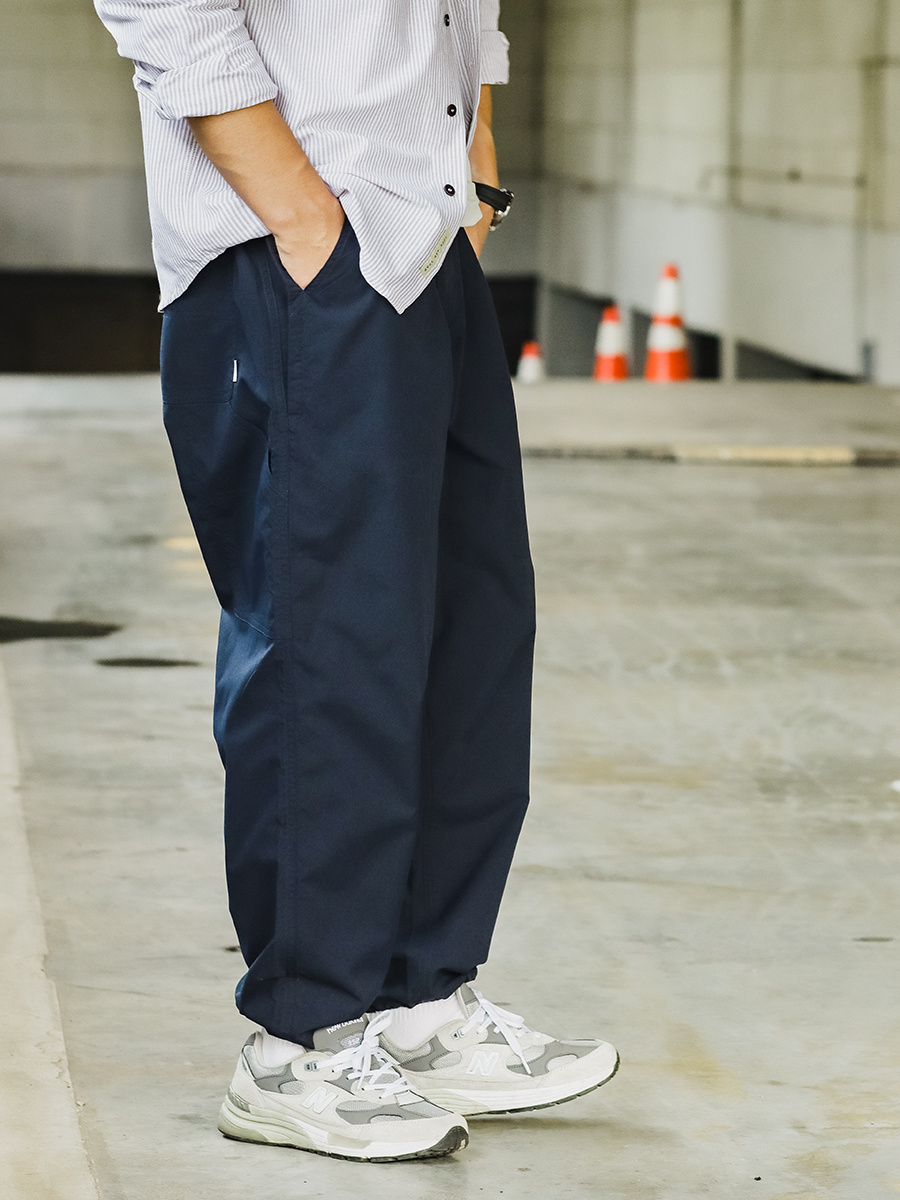ワイドパンツ メンズ 日系テーパードワイドカーゴパンツ