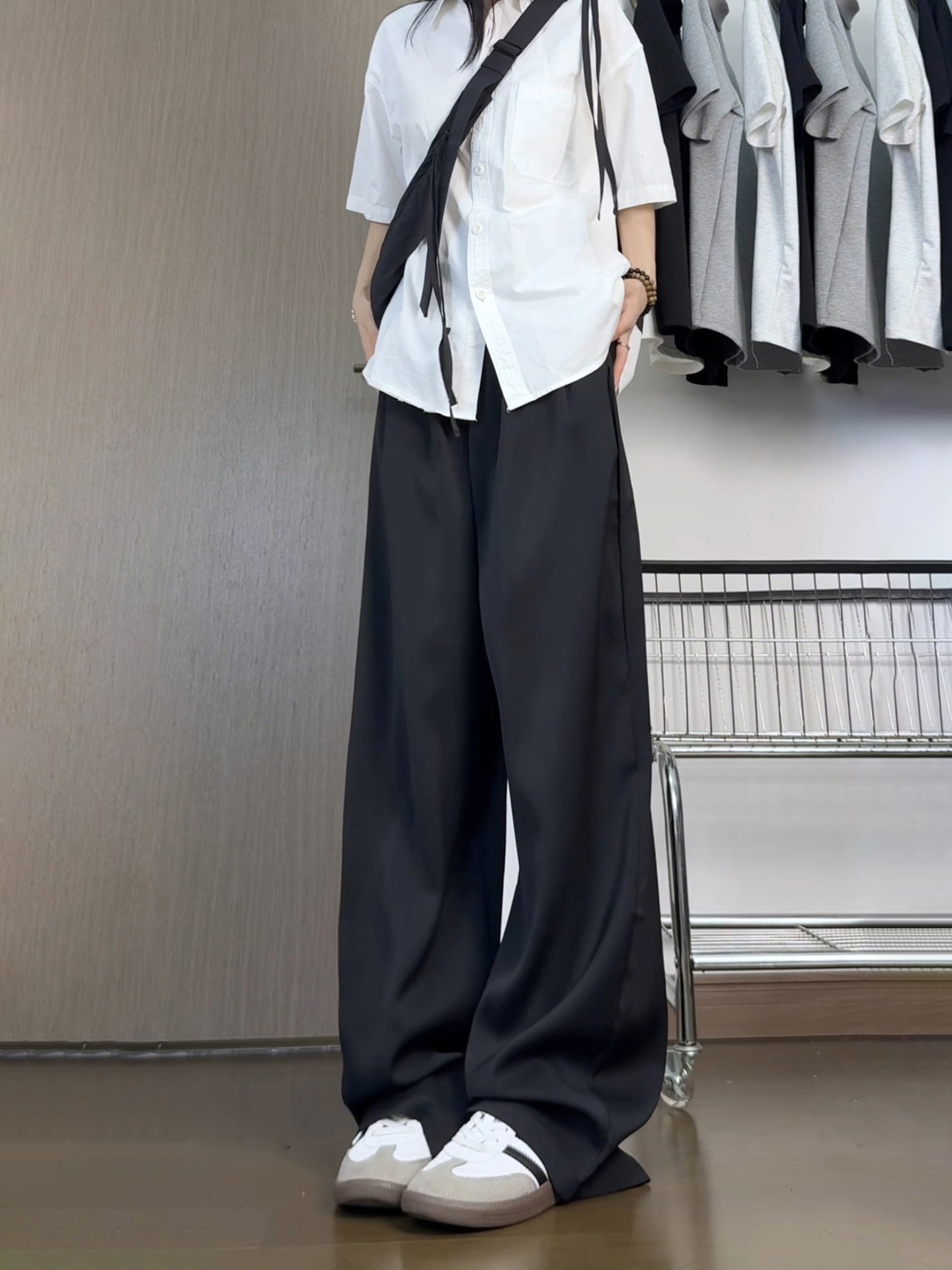 ワイドパンツ メンズ シルエット美しい極上ワイドパンツ