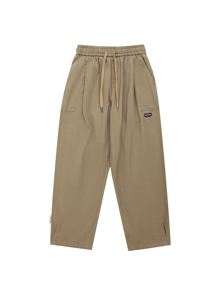 ワイドパンツ メンズ レトロテイスト ワイドシルエット カーゴパンツ