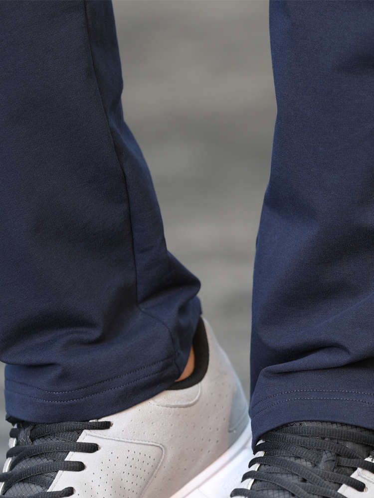 メンズワイドパンツ 機能的ジップポケット付きメンズワイドパンツスーツ