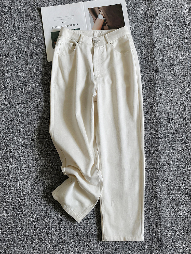 ワイドパンツ メンズ テンセル混紡 ゆったりテーパードワイドパンツ