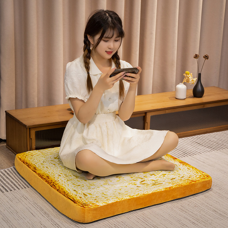 腰痛クッション 床用 食パン型腰痛クッション