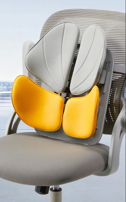 腰痛クッション 椅子用 姿勢サポート・蝶型背もたれクッション
