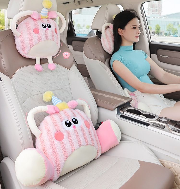 腰痛クッション 車用 かわいい動物型腰痛サポートクッション