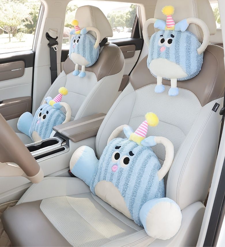腰痛クッション 車用 かわいい動物型腰痛サポートクッション
