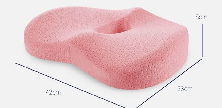 腰痛クッション 椅子用低反発記憶綿クッション 尾骨保護座布団