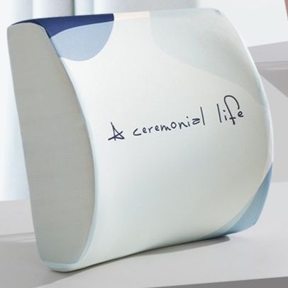 腰痛クッション 低反発素材の椅子用腰サポートクッション