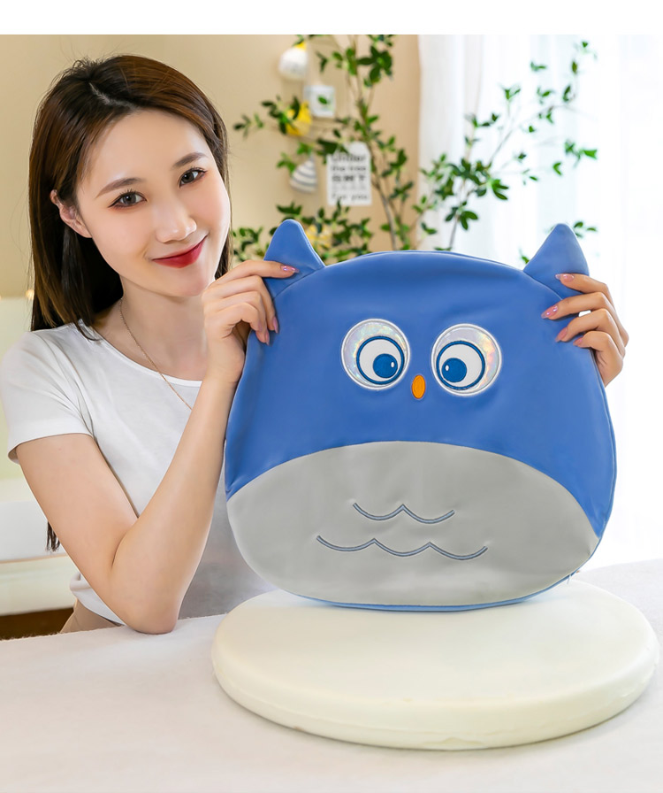 腰痛クッション 椅子用 ふわもち猫型 腰痛サポートクッション