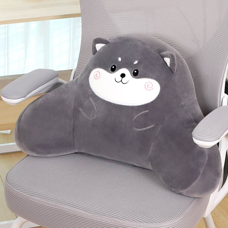 腰痛クッション 椅子用 わんわん腰楽サポーター