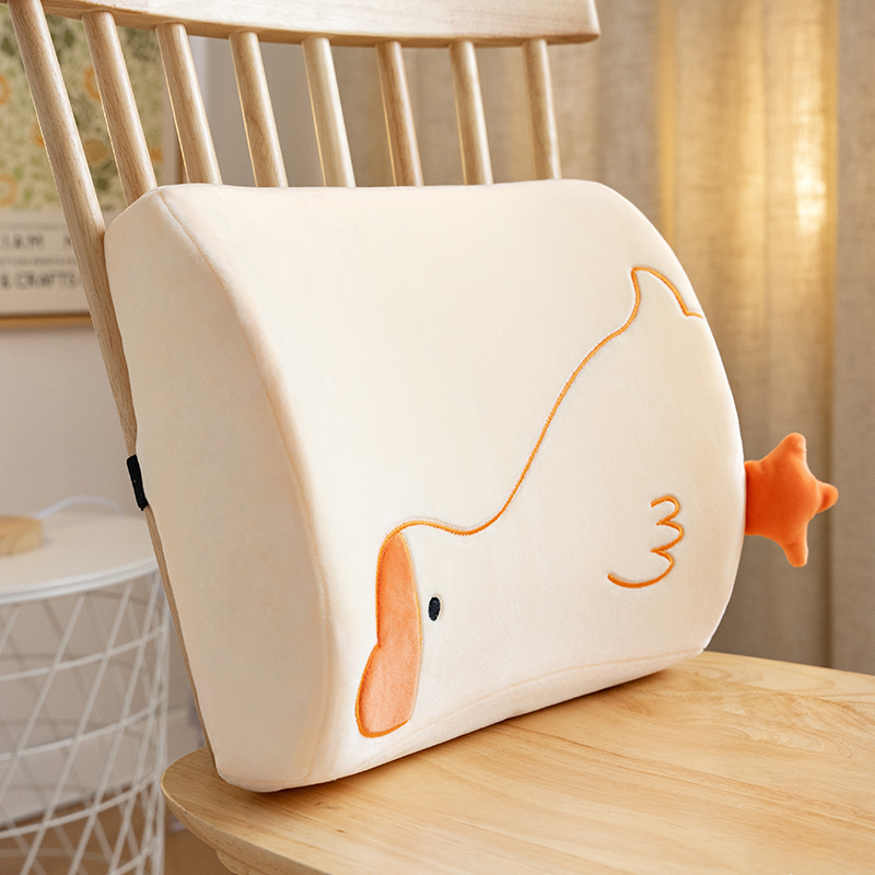 腰痛クッション 椅子用 ふわもち鳥さん腰痛サポート