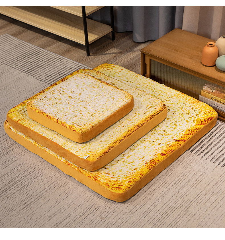 腰痛クッション 床用 食パン型腰痛クッション