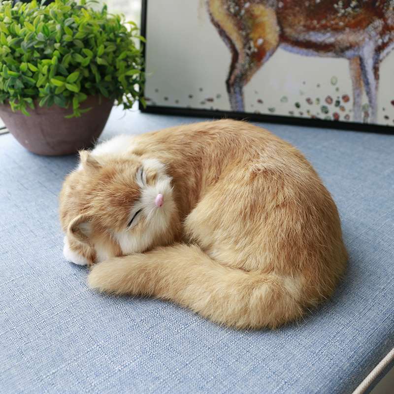 もふもふ眠り猫 ぬいぐるみ