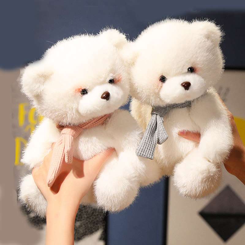 くまぬいぐるみ ふわもこマフラーくまちゃん