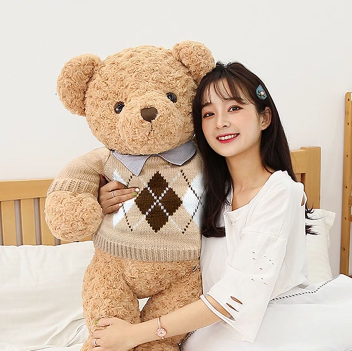 くまぬいぐるみ もふもふ紳士のクマちゃん
