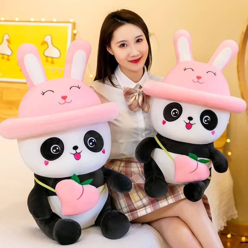 ピンク うさぎ 癒し ギフト向け くまぬいぐるみ