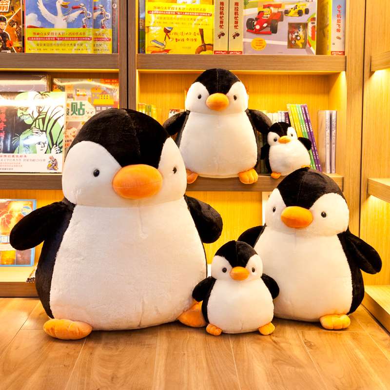 ふわふわ ペンギン 癒し ギフト向け くまぬいぐるみ #175