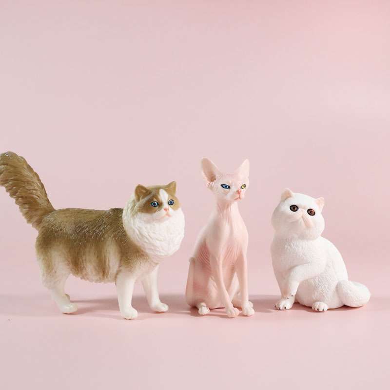ぬいぐるみ 異種三猫 ファミリー人形セット