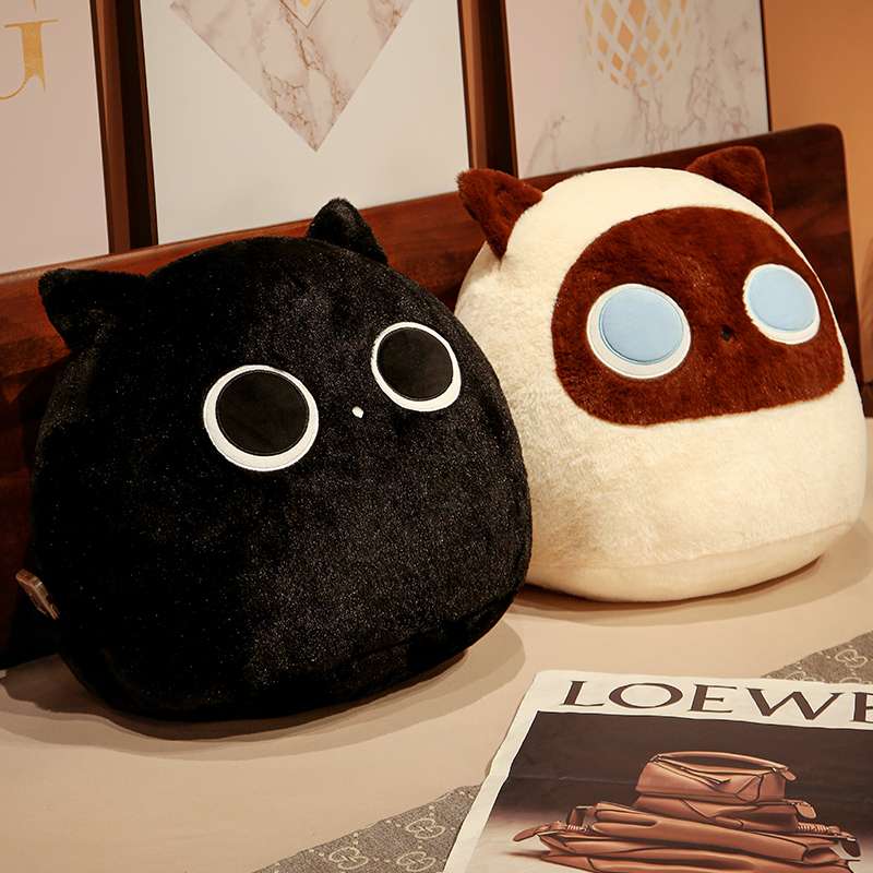 まんまる目の癒し系ぬいぐるみ
