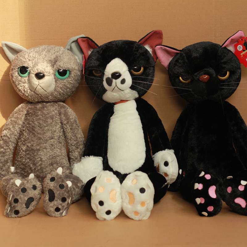 ぬいぐるみ もふもふ三毛猫のお友達