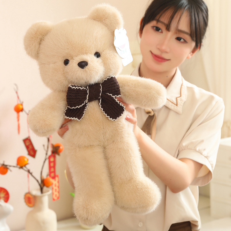 くまぬいぐるみ ふわもこリボンベア