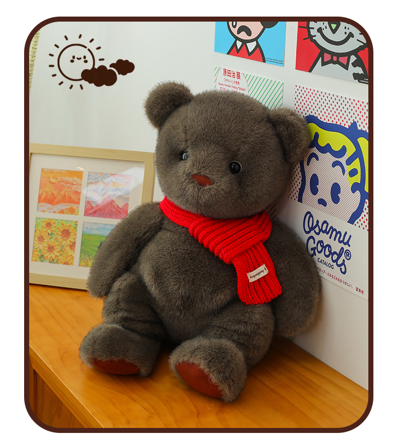 くまぬいぐるみ なかよしマフラーくまさん