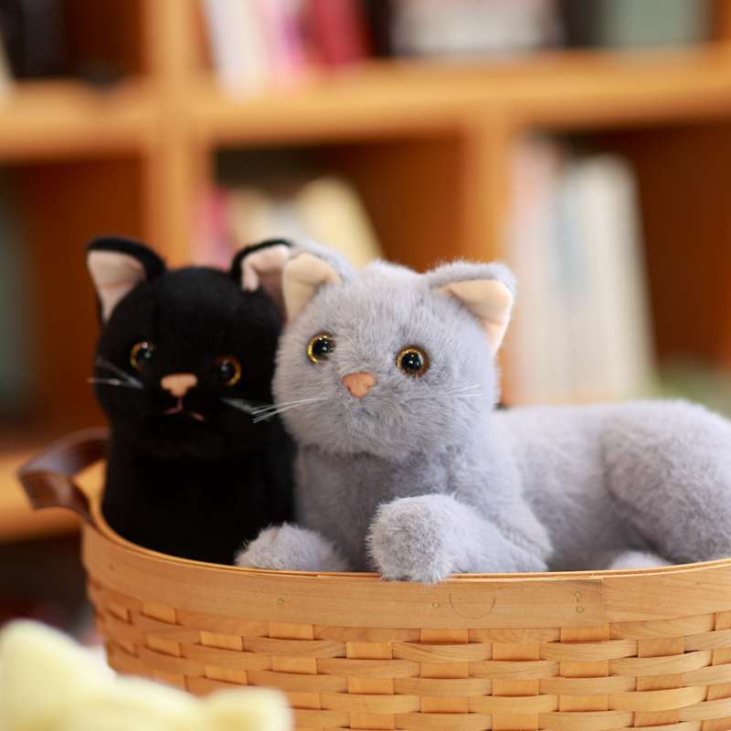 ぬいぐるみ もふもふ癒し系ネコちゃん