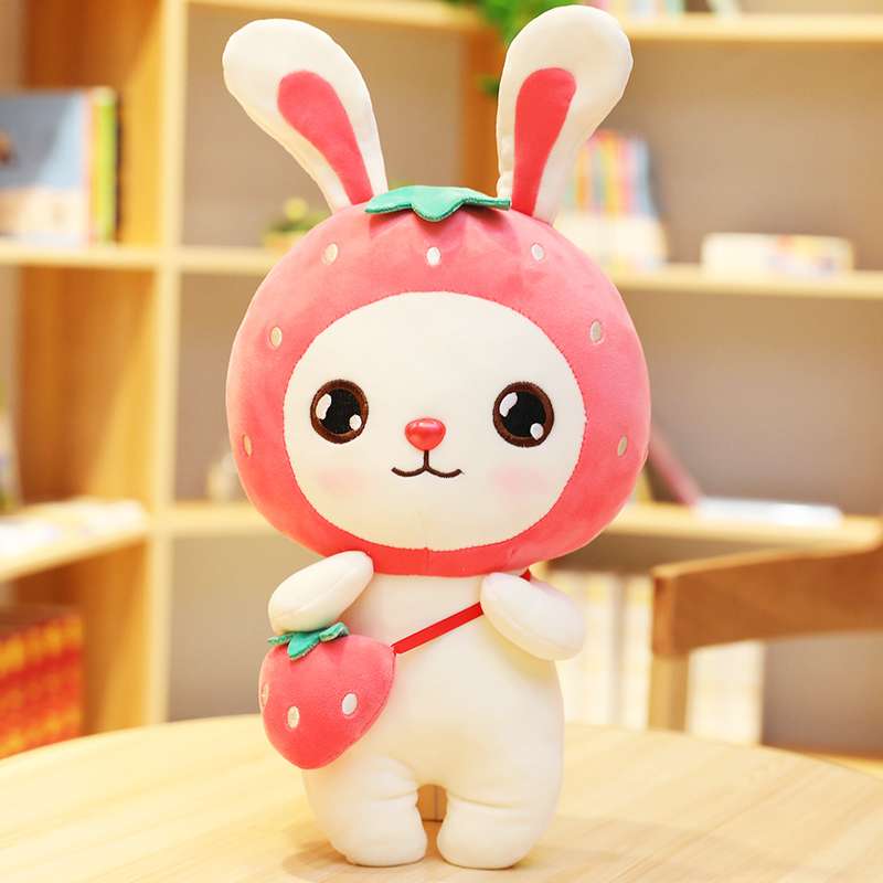 ぬいぐるみ 果実うさぎのふわもち抱き枕