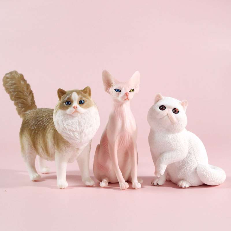 ぬいぐるみ 異種三猫 ファミリー人形セット