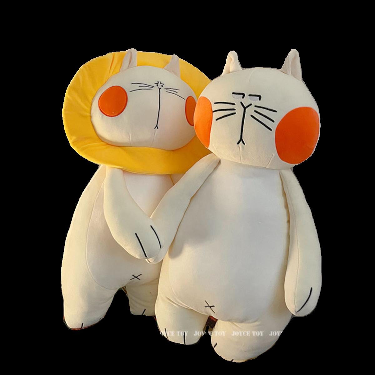 仲良し猫コンビのふわもちぬいぐるみ