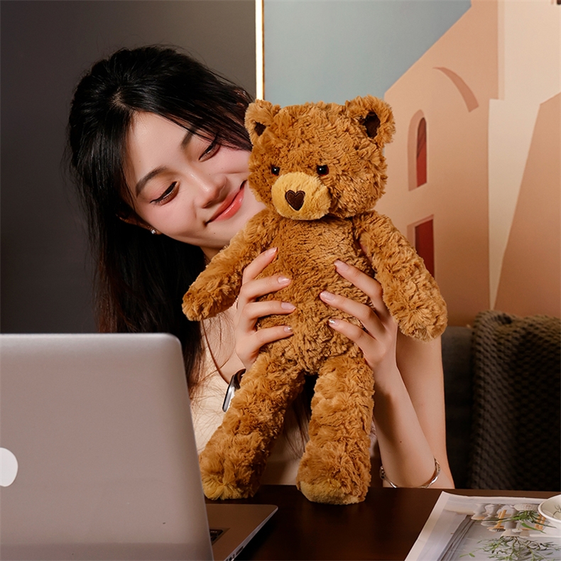 くまぬいぐるみ ハートの鼻のもふもふくまさん