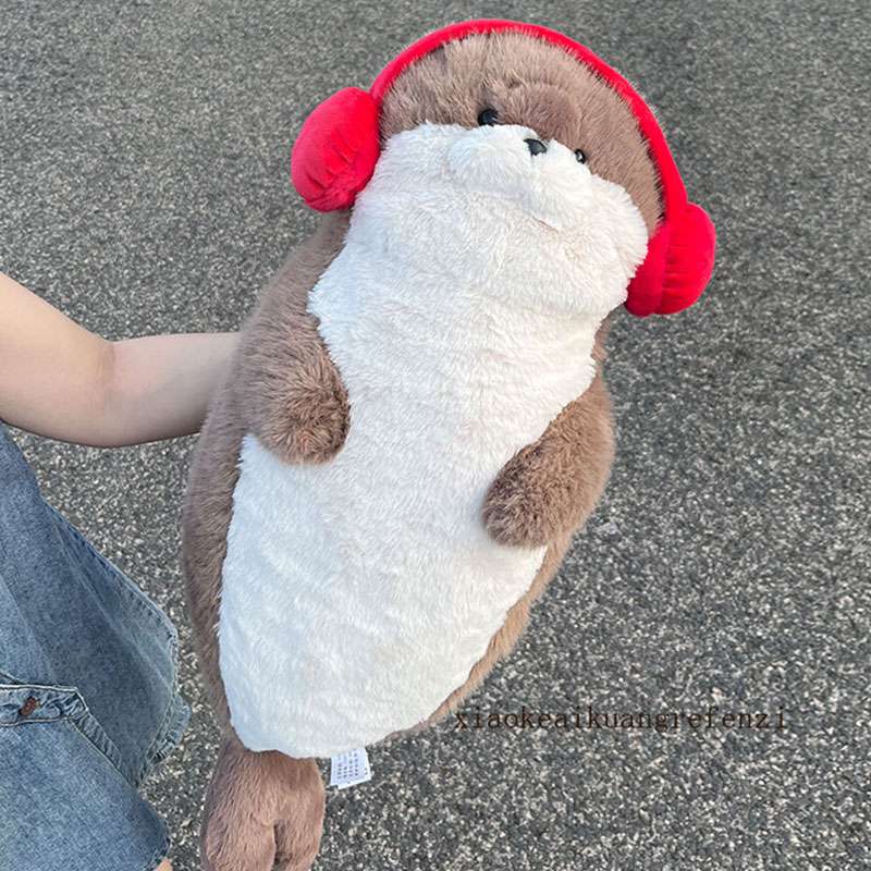 愛らしいカワウソ カワウソ 癒し ギフト向け くまぬいぐるみ
