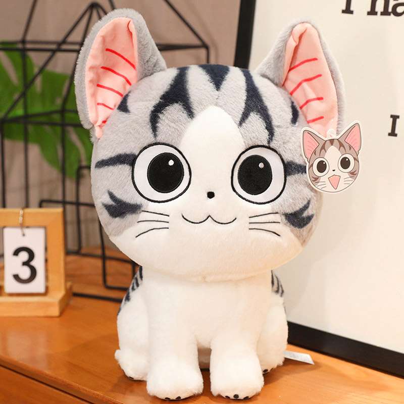もちもちチーキー子猫のぬいぐるみ